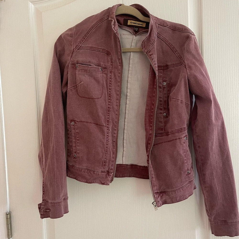 Pink Jean Jacket Bebe